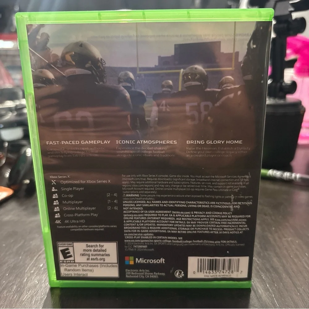Microsoft College Football 25 for Xbox Series X - Green Case